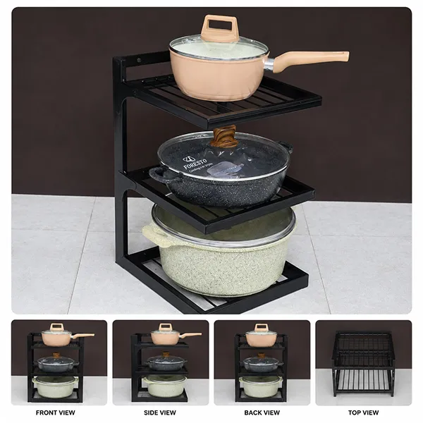 3 Layer Iron Rack
