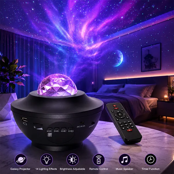 Galaxy Night Light with Bluetooth Music Speaker