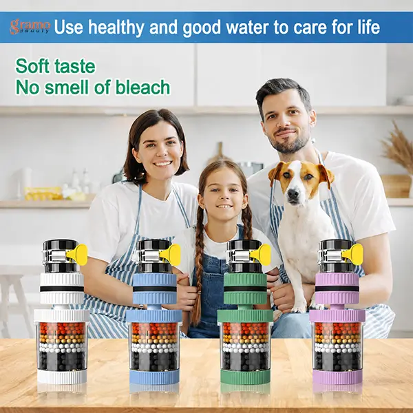 360° Rotating 6-Layer Water Purifier Filter