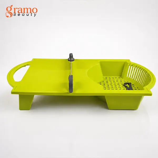 Enterprise Chop & Wash 14 inch x 9.3 Plastic Chopping Board with Knife Multi Crusher Cutter Chopper