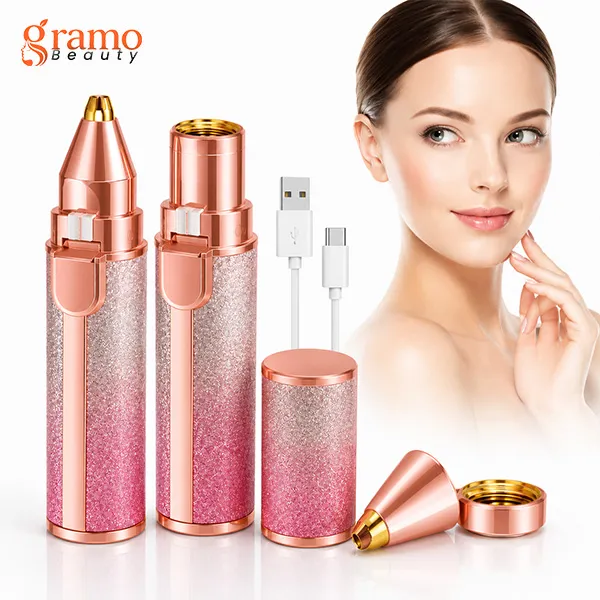 2-in-1 Lady Shaver Flawless Eyebrow Trimmer