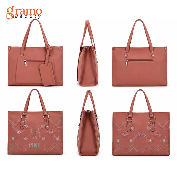 Elegant Embroidered Tote Handbag for Everyday Use