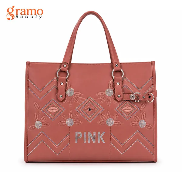 Elegant Embroidered Tote Handbag for Everyday Use
