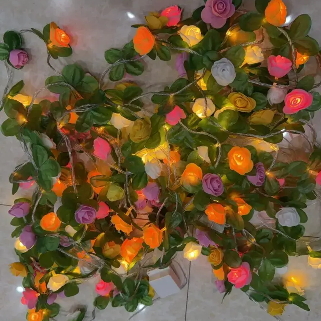 80 Pcs Premium Rose LED String Light