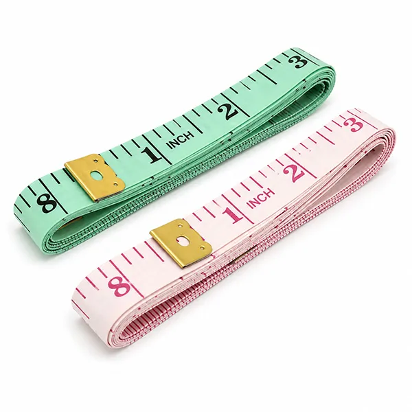 2 pis Body Measuring Ruler Sewing Cloth Tailor Measurement Tape (Multicolour, Pack of 2)