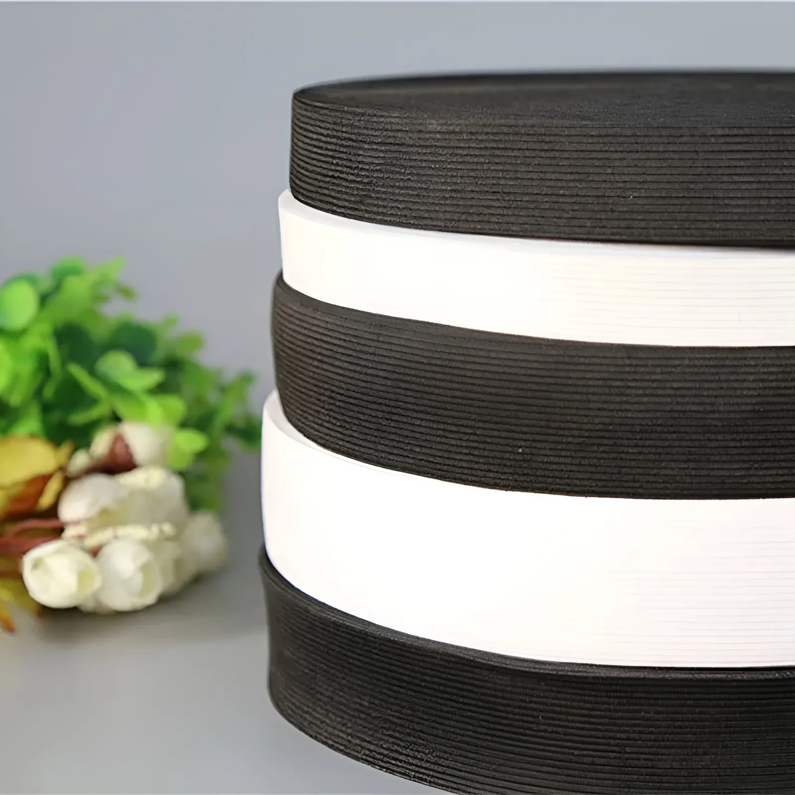 ELASTIC 1’’ INCH / 2.5 CM Braided elastic band made from durable and premium quality woven polyester fabric